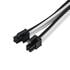 SilverStone EPS 8-pin to EPS/ATX 4+4-pin cable, 300mm - black/white image number null