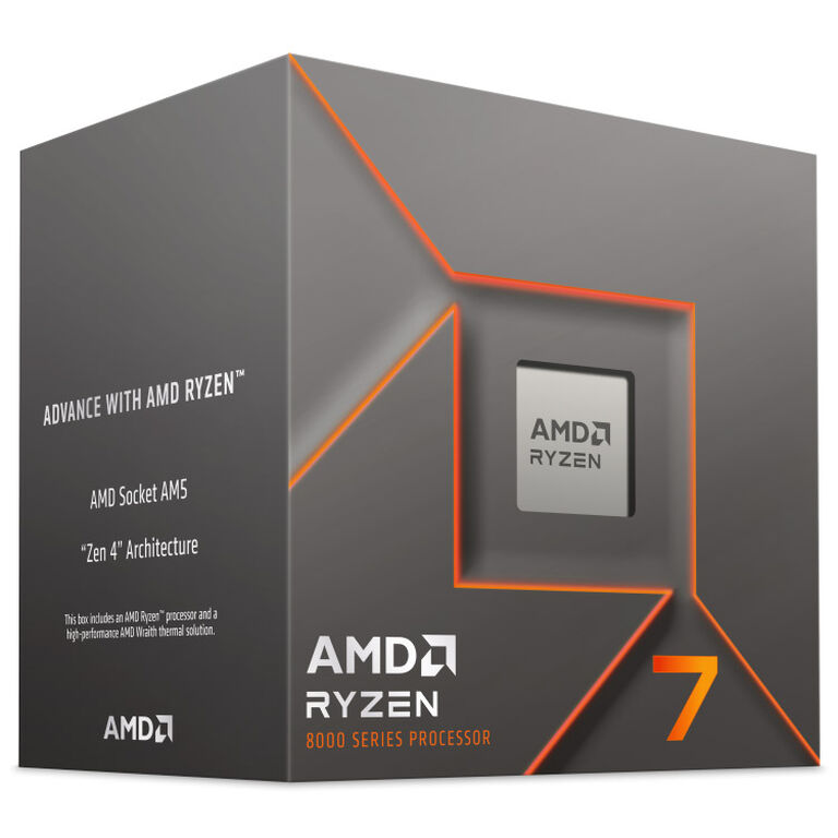 AMD Ryzen 7 8700F 5.0 GHz (Phoenix) AM5 - boxed, with cooler image number 7