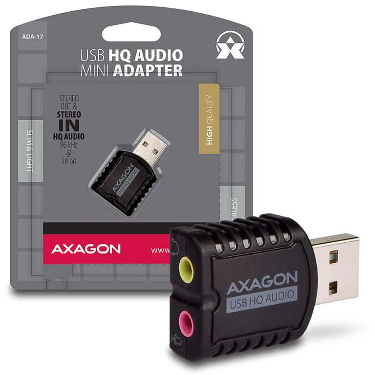 AXAGON ADA-17 USB 2.0 - HQ Sound Card image number 2
