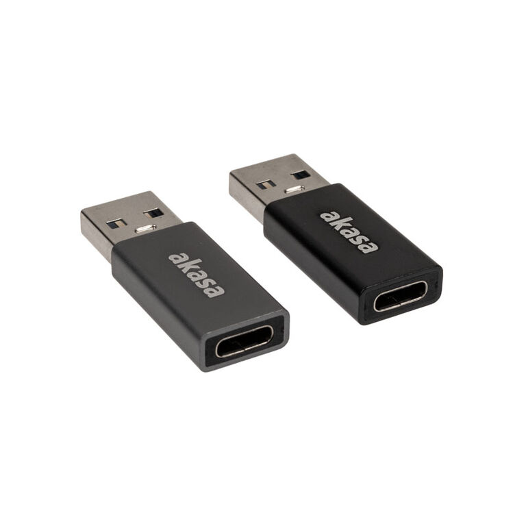Akasa Type A to Type C USB Adapter - 2 pieces image number 0