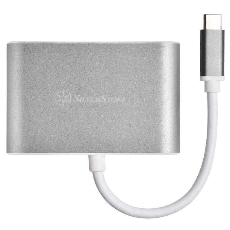 SilverStone SST-EP16C - USB Type-C to VGA & HDMI Adapter image number 1