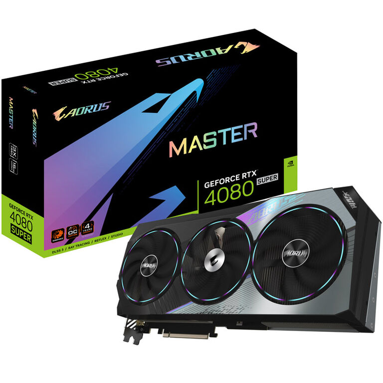 GIGABYTE Aorus GeForce RTX 4080 Super Master 16G, 16384 MB GDDR6X image number 0