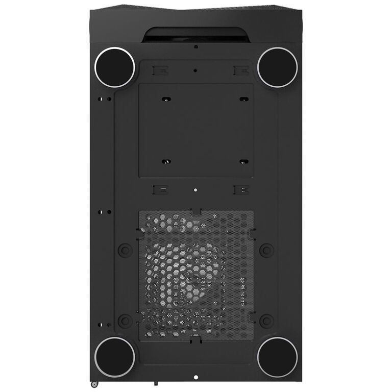 Montech X3 Mesh Midi-Tower, RGB, Tempered Glass - black image number 4
