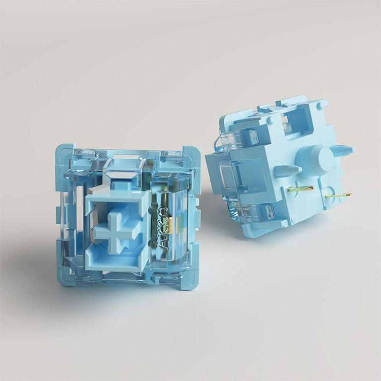 AKKO V3 Pro Cream Blue Switches, mechanical, 5-Pin, tactile, MX-Stem, 45g - 45 pieces image number 3