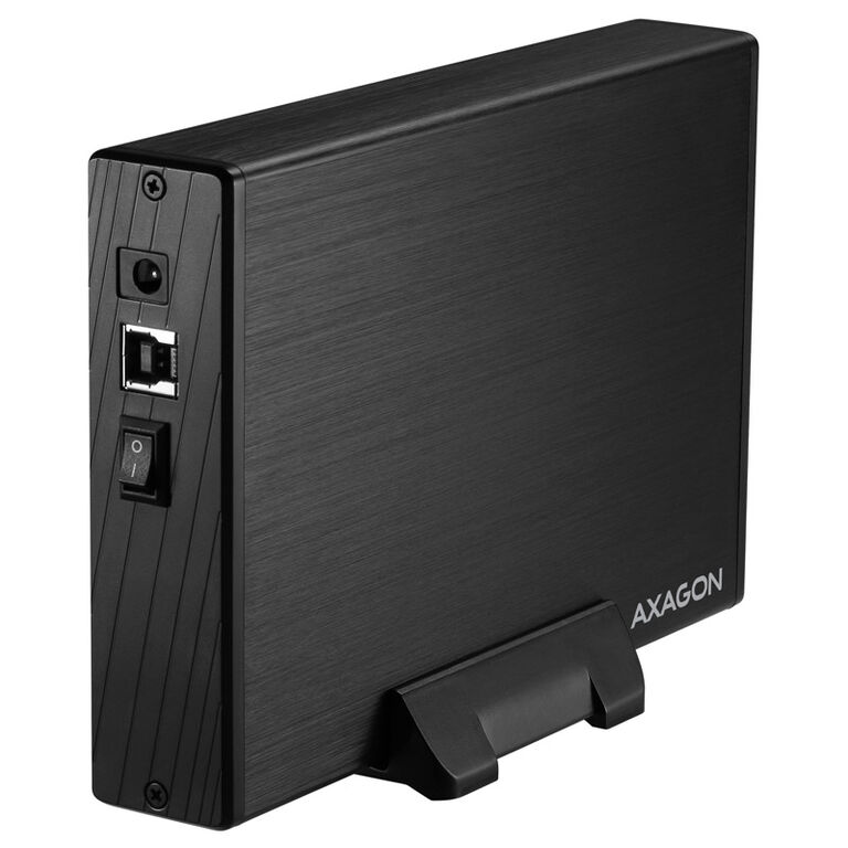 AXAGON EE35-XA3 external 3.5" enclosure, USB 3.0, SATA II, aluminium - black image number 2