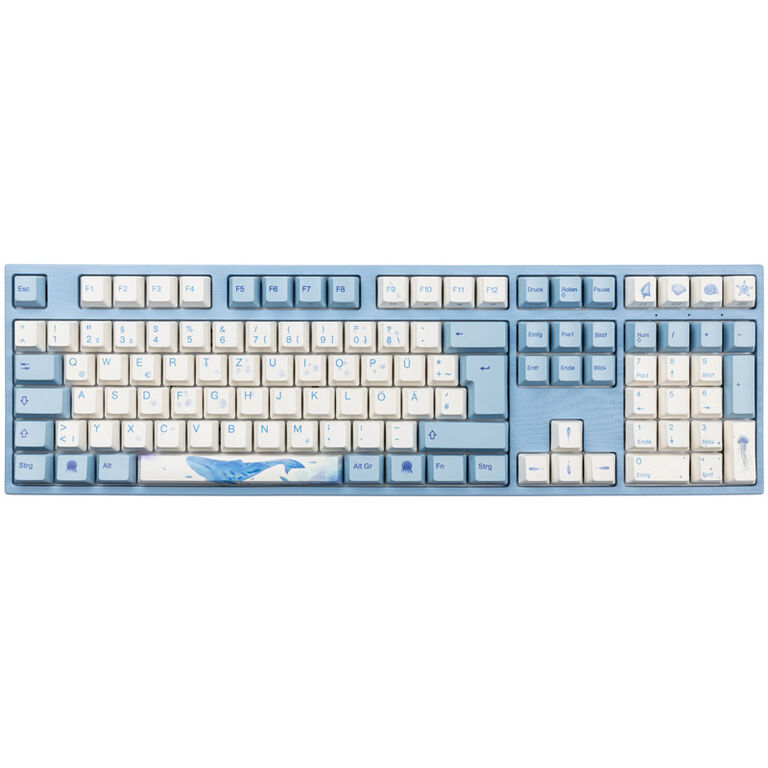 Varmilo VEA109 Sea Melody Gaming Keyboard, MX-Brown, white LED image number 1