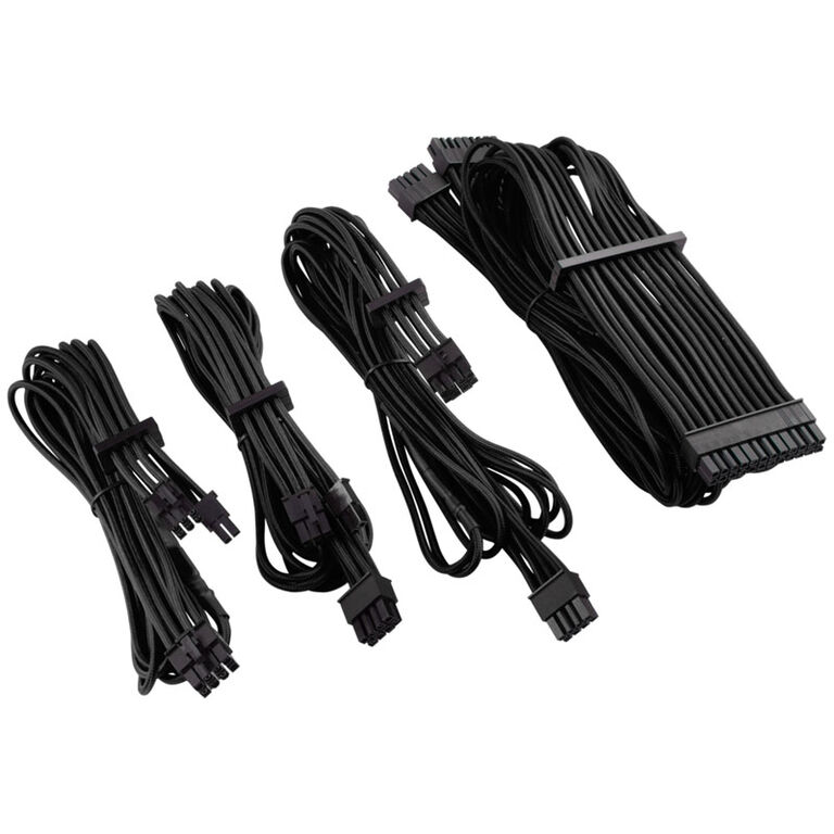 Corsair Premium Sleeved Cable Set (Gen 4) - black image number 1