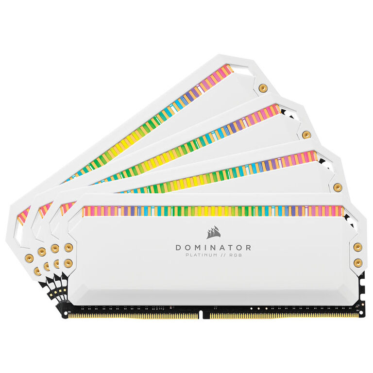 Corsair Dominator Platinum RGB, DDR4-3600, CL18 - 32 GB Quad-Kit, white image number 1
