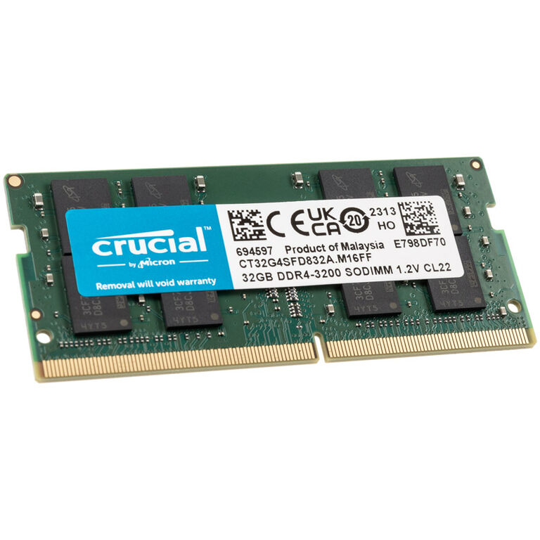 Crucial SO-DIMM, DDR4-3200, CL22 - 32 GB image number 0