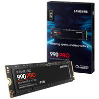 Samsung 990 PRO Series NVMe SSD, PCIe 4.0 M.2 Type 2280 - 4 TB