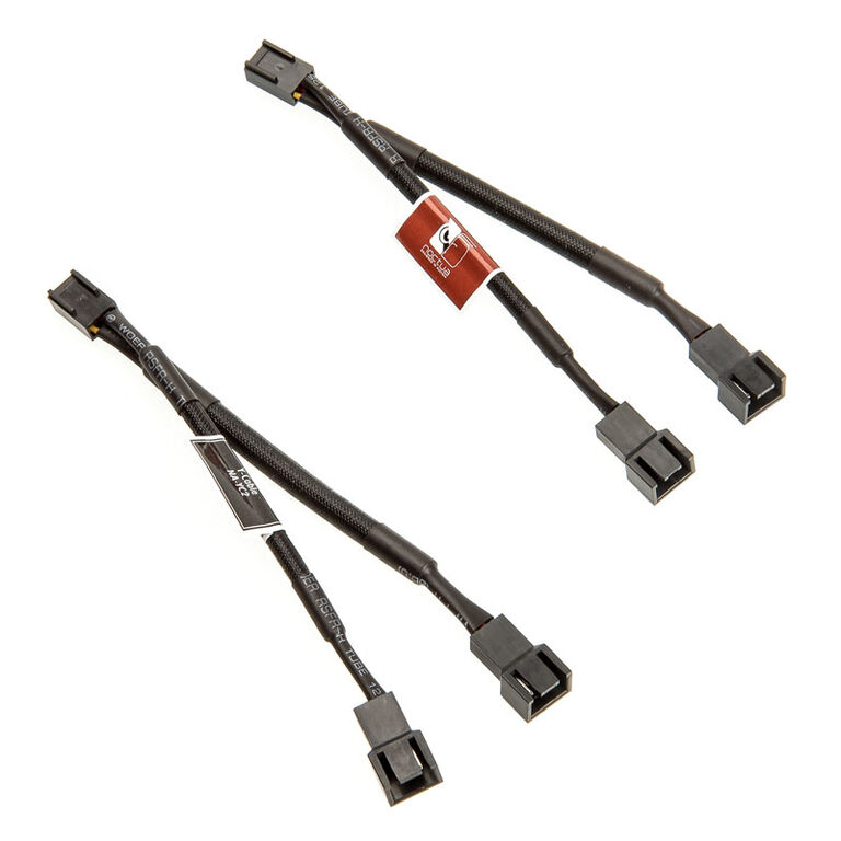 Noctua NA-SYC2 Y-cable set for 3-pin fans image number 0