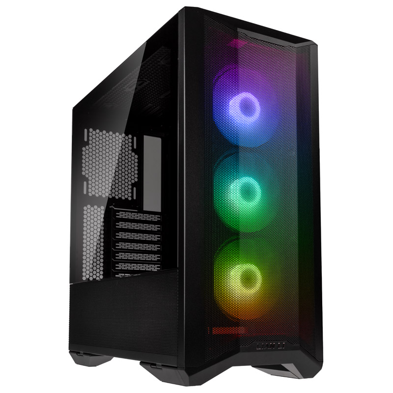 Lian Li LANCOOL II Mesh C RGB Mid Tower, Tempered Glass - Black