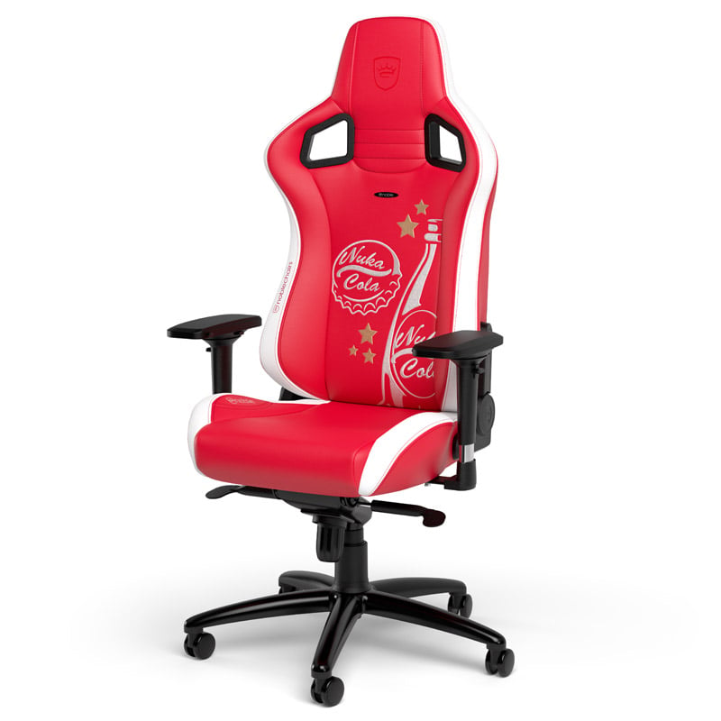 Das Bild zeigt den noblechairs EPIC Gaming Stuhl - Nuka-Cola Edition.