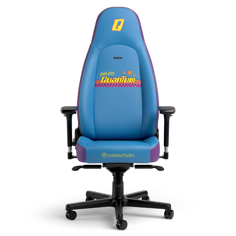 The picture shows the noblechairs ICON Gaming Chair - Nuka-Cola Quantum Edition.